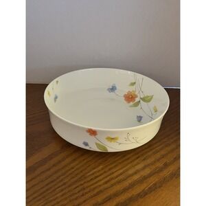 MIKASA JUST FLOWERS 9" SERVING BOWL